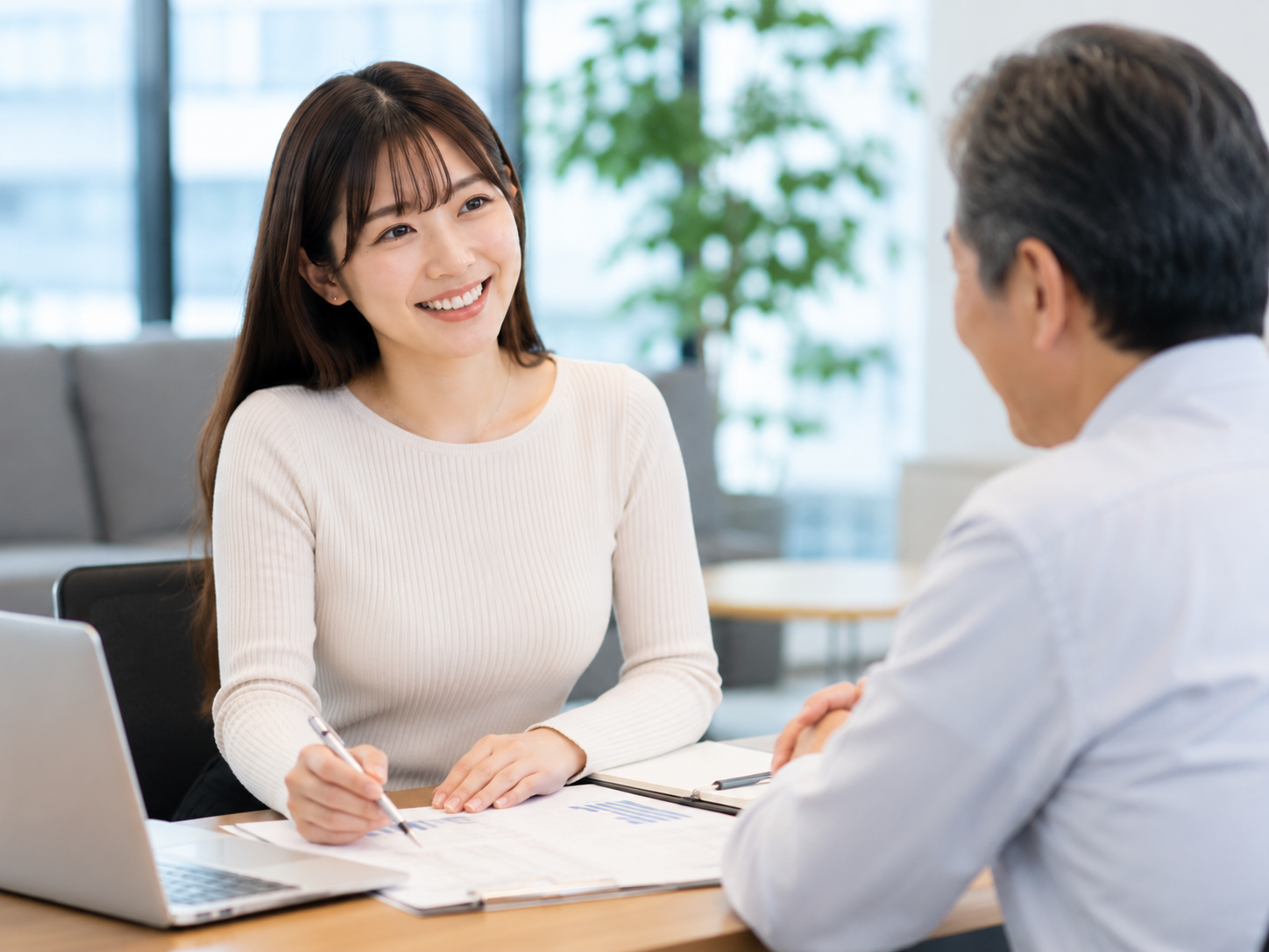 営業職／人材コーディネーターとして就労相談に向き合う社員