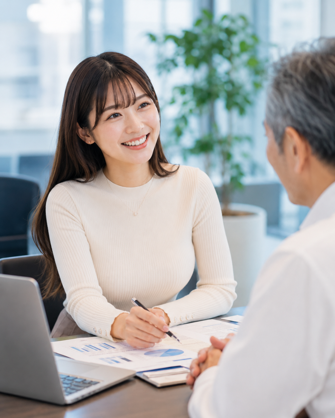 営業職/人材コーディネーターとして就労相談に向き合う社員